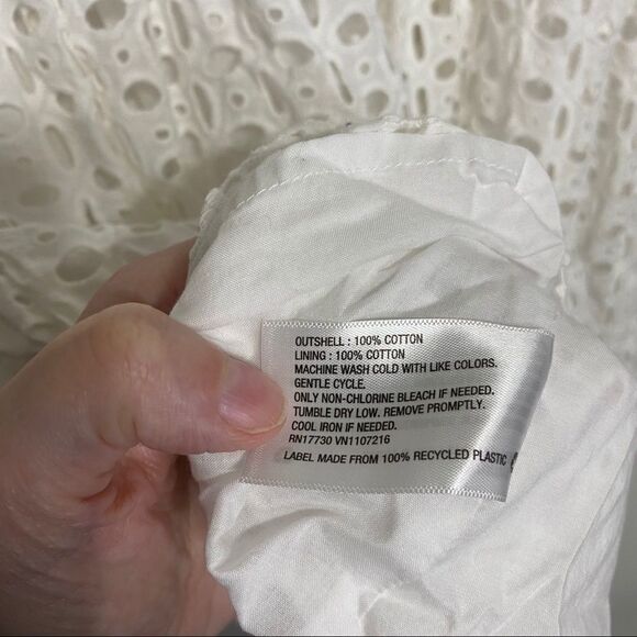 Isani for Target White Eyelet Sleeveless Dress‎ - Picture 6 of 9